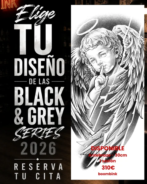 Diseño Ángel, diseño de referencia de Black & Grey Series.
